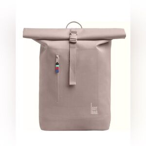 GOT BAG. | ROLLTOP TRAVEL BACKPACK 26L ECO-FRIENDLY WATERPROOF RECYCLED TAN GRAY